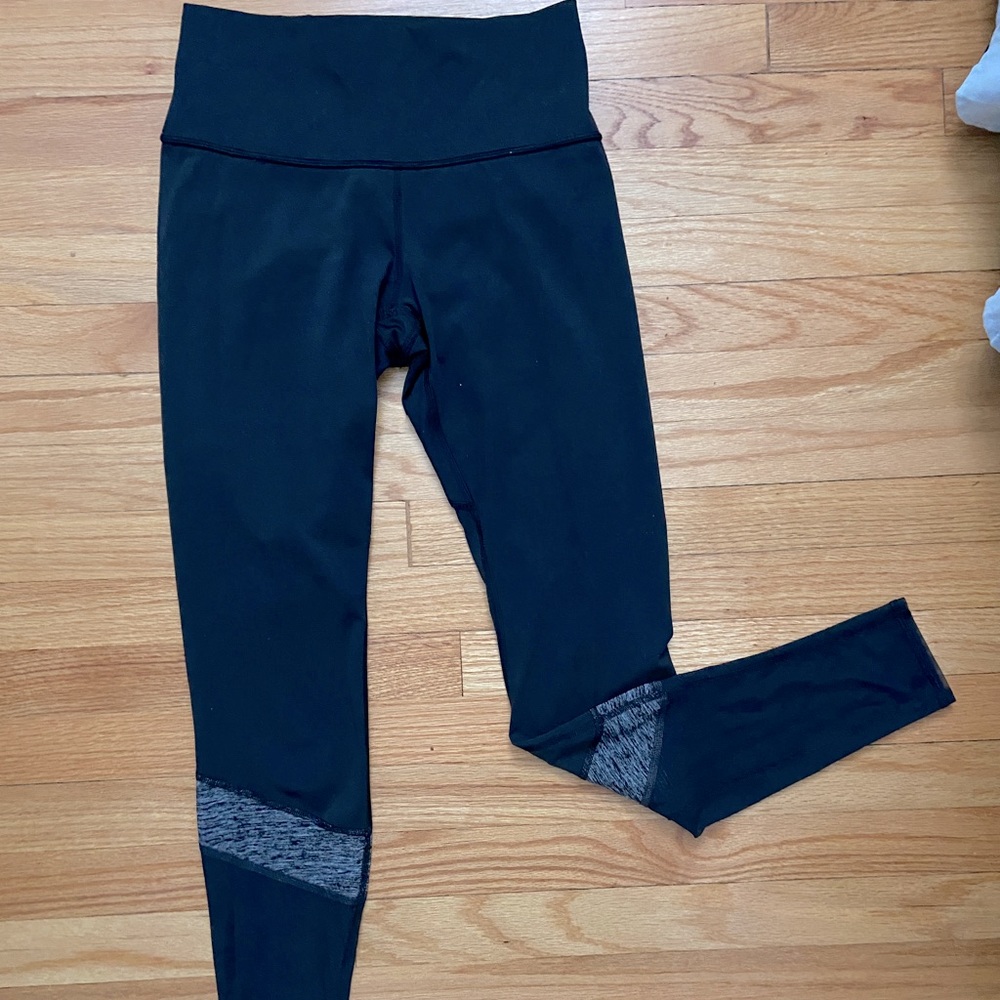 Black Mesh Lululemon Leggings